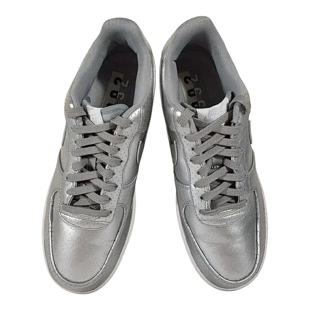 Nike Air Force 1 LV8 Dream Team Metallic Silver Low Sneaker Good Cond - 8.5 - Picture 7 of 11